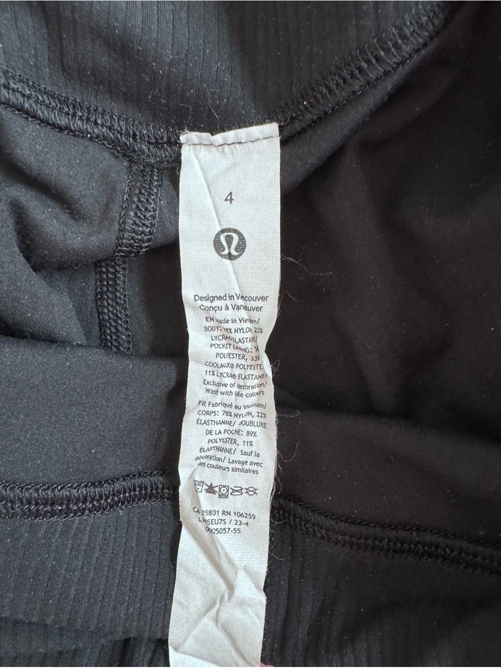 lululemon athletica High-Rise Black Leggings - Picture 7 of 8